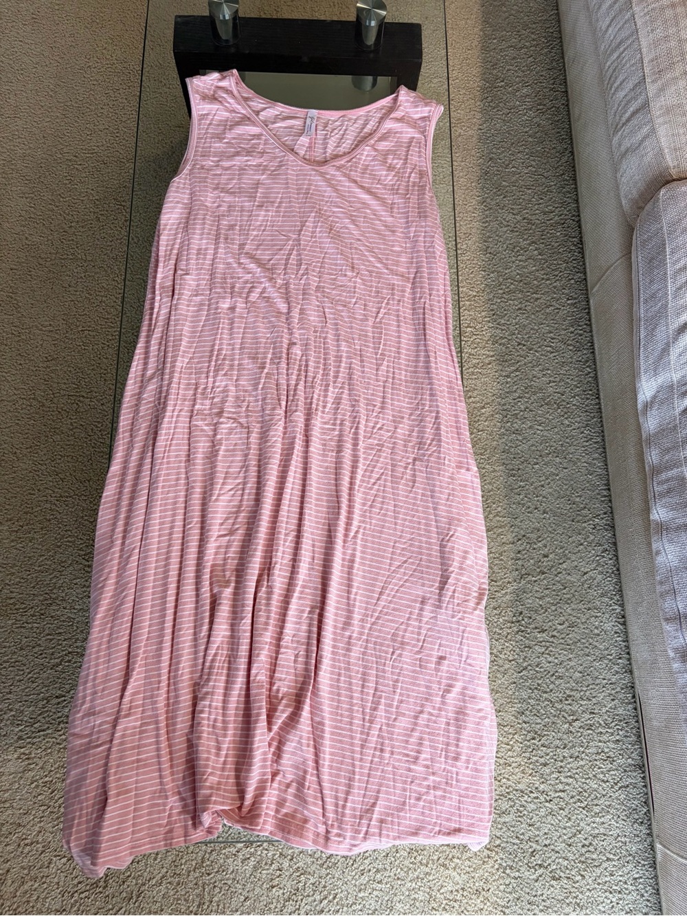 💜 Gilmour Pink Striped Dress/Nightie